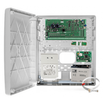 ZESTAW ALARMOWY SATEL INTEGRA 64 PLUS GRADE 3 + OPU-3P + INT-GSM + 18Ah